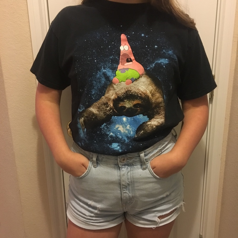 Spencer’s Funny Patrick Star Sloth Tee
